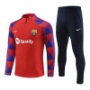 FC Barcelona Quarter Zip Training Huppari Suits 2023-24 Punainen